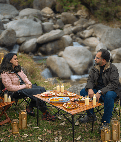 Glacier Stream Picnic